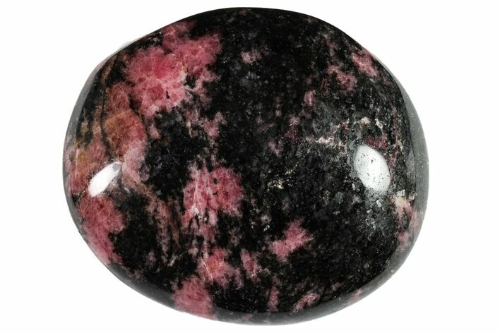 Polished Rhodonite Pebble #158698